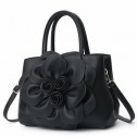 Дамска чанта 3D Flowers Black
