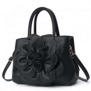 Дамска чанта 3D Flowers Black