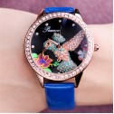 Часовник Prance Hummingbird Естествена кожа Blue