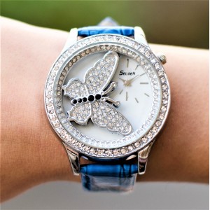 Дамски часовник Selden Butterfly Blue