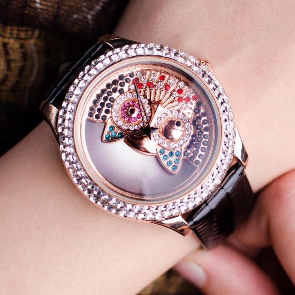 Ceas Prance Owl piele naturală