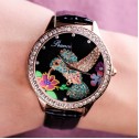 Ceas Prance Hummingbird Piele naturală