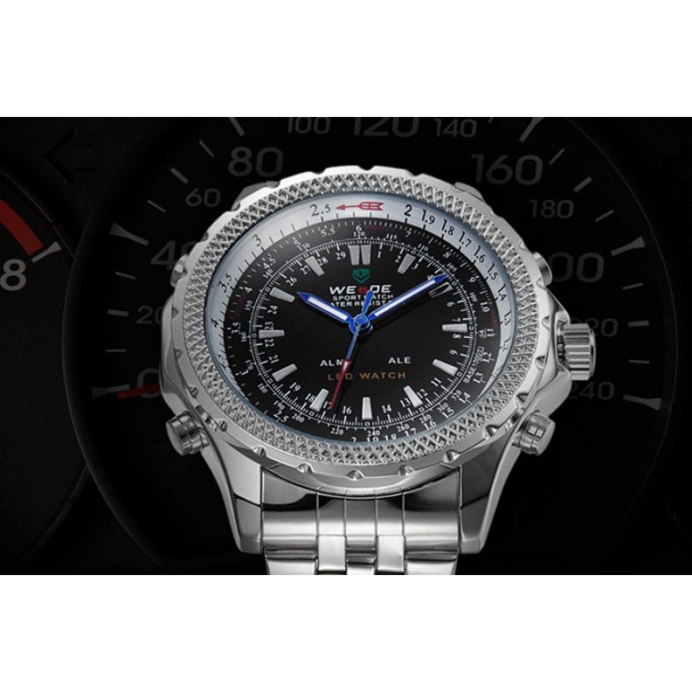 Мъжки часовник Weide Aviator Black
