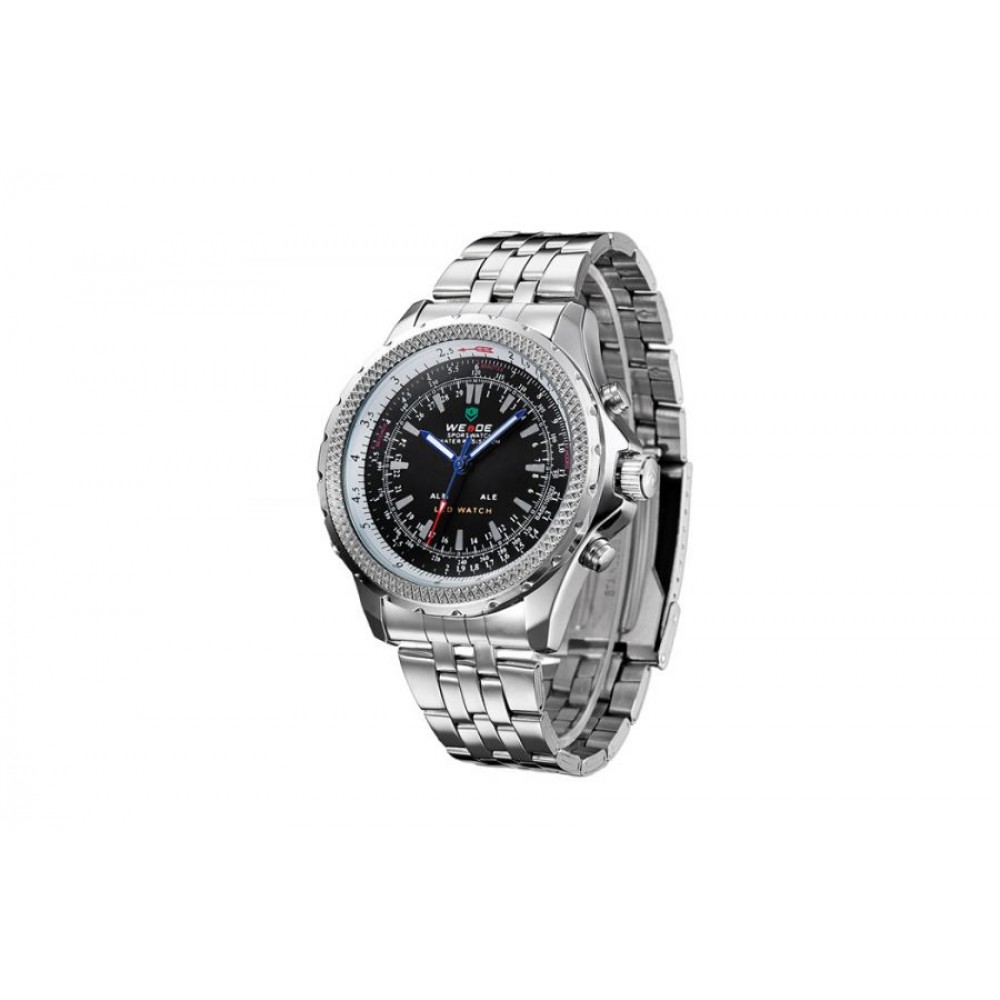Мъжки часовник Weide Aviator Black
