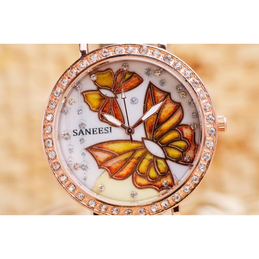 Дамски часовник Saneesi Butterfly Purple
