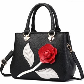 Чанта 3D Rose Black*