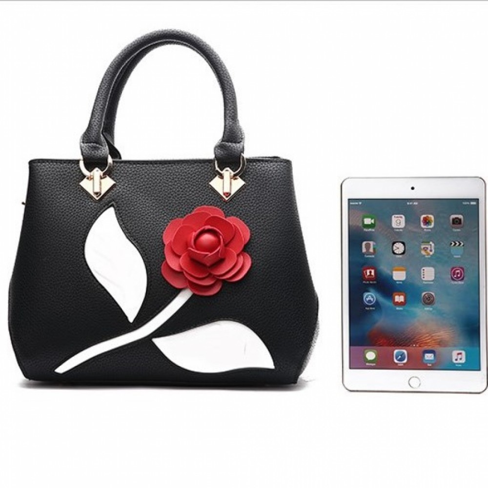 Geanta dama 3D Rose Black*