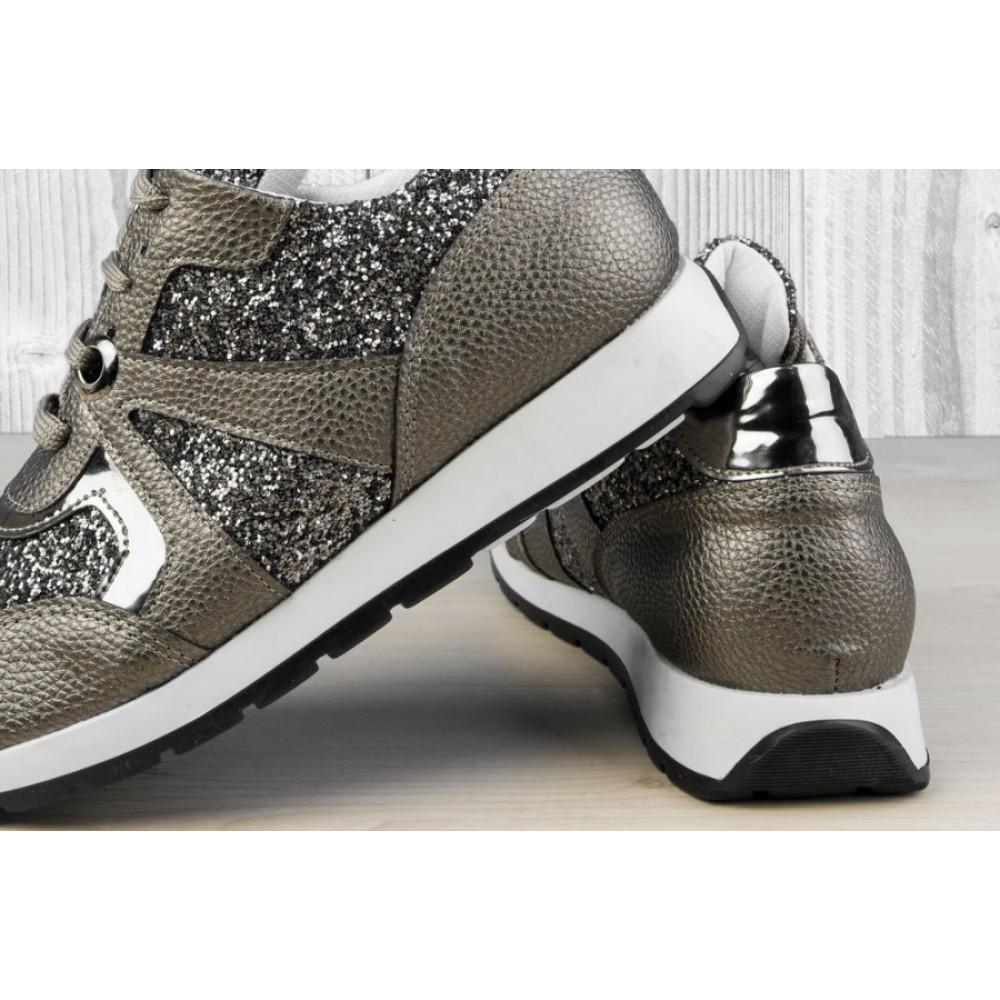 Pantofi de damă Grey Disco Ball