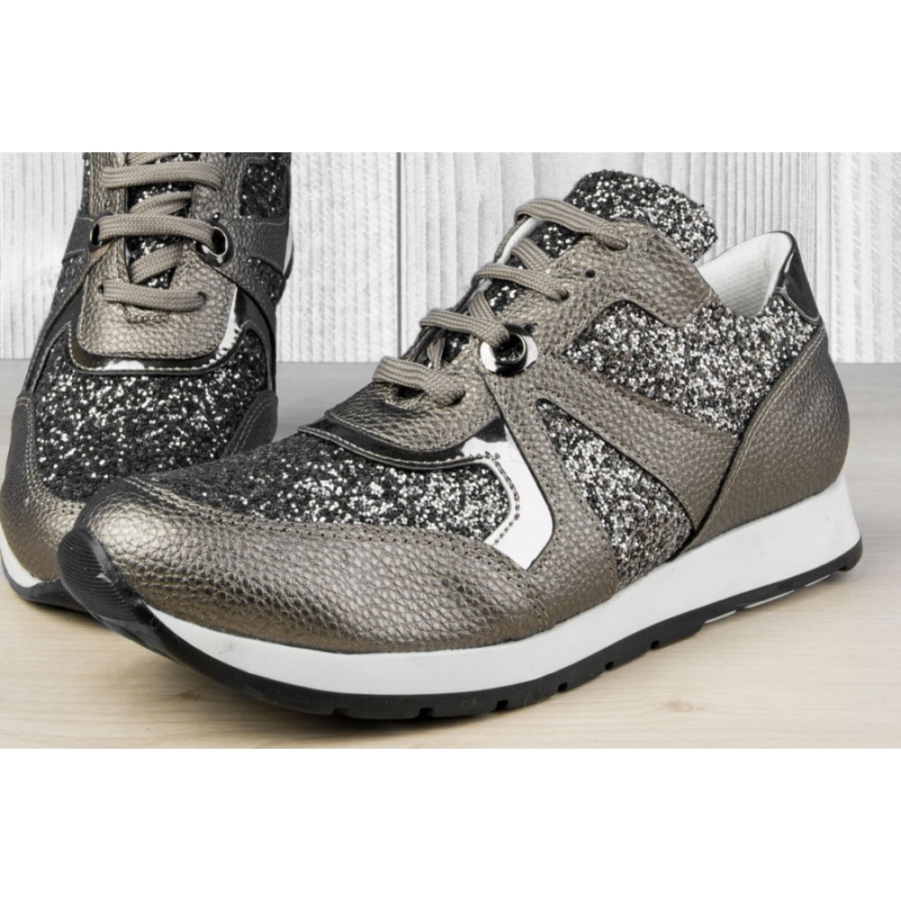 Pantofi de damă Grey Disco Ball