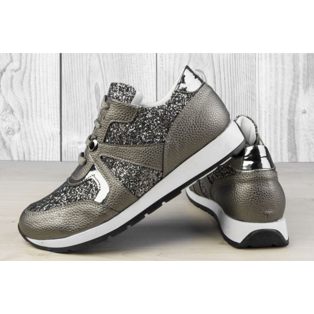 Pantofi de damă Grey Disco Ball