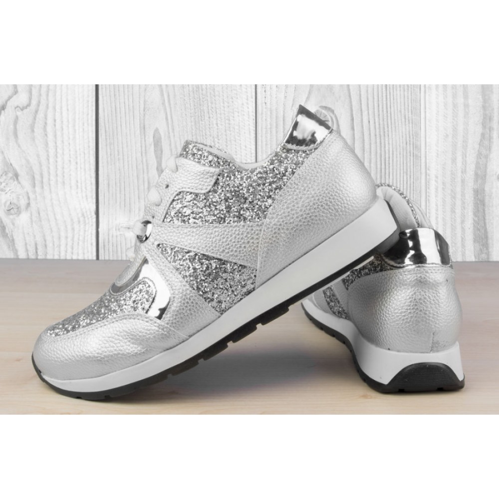 Pantofi de damă Silver Disco Ball