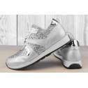 Pantofi de damă Silver Disco Ball