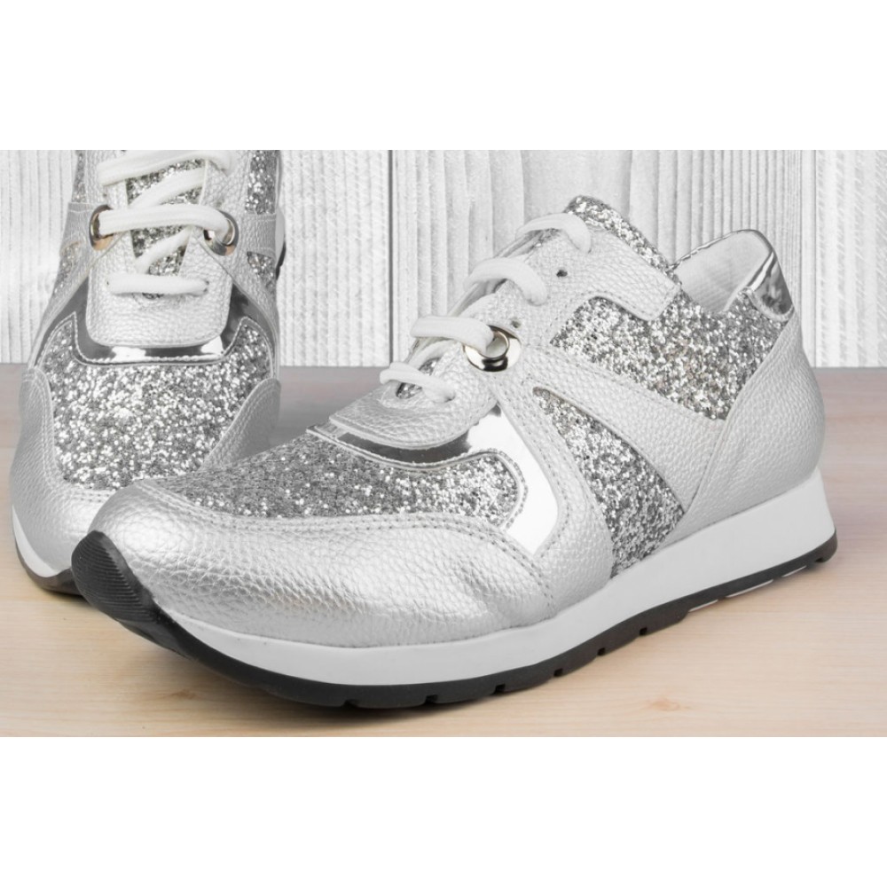 Pantofi de damă Silver Disco Ball