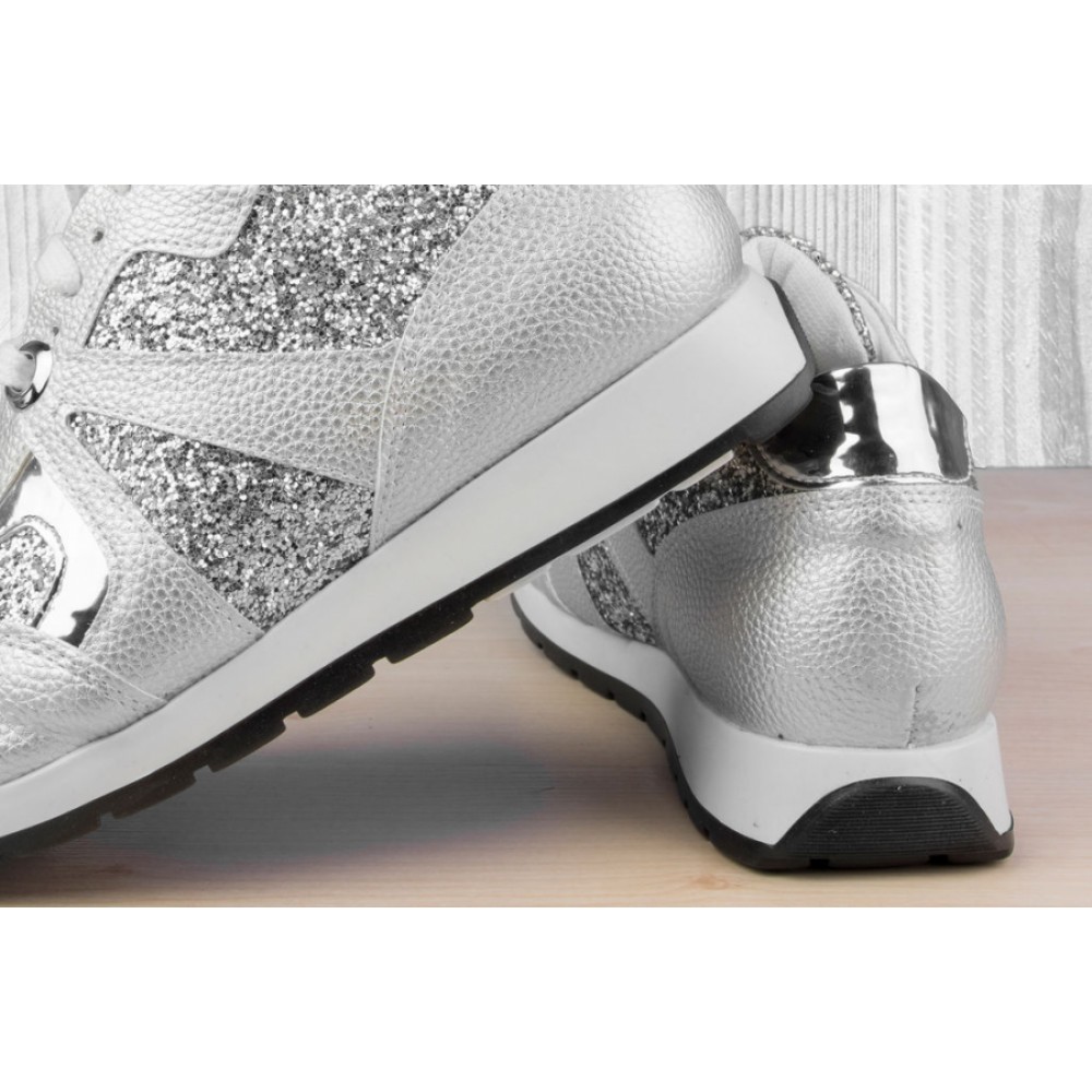 Pantofi de damă Silver Disco Ball
