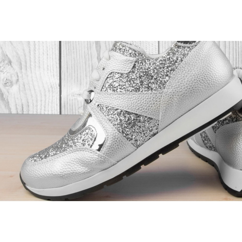 Pantofi de damă Silver Disco Ball
