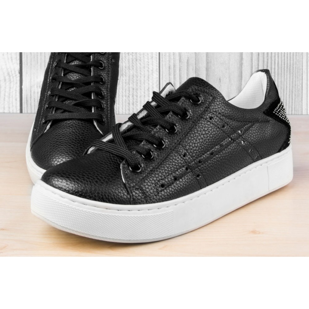 Pantofi sport dama Cler Auriu, Negru