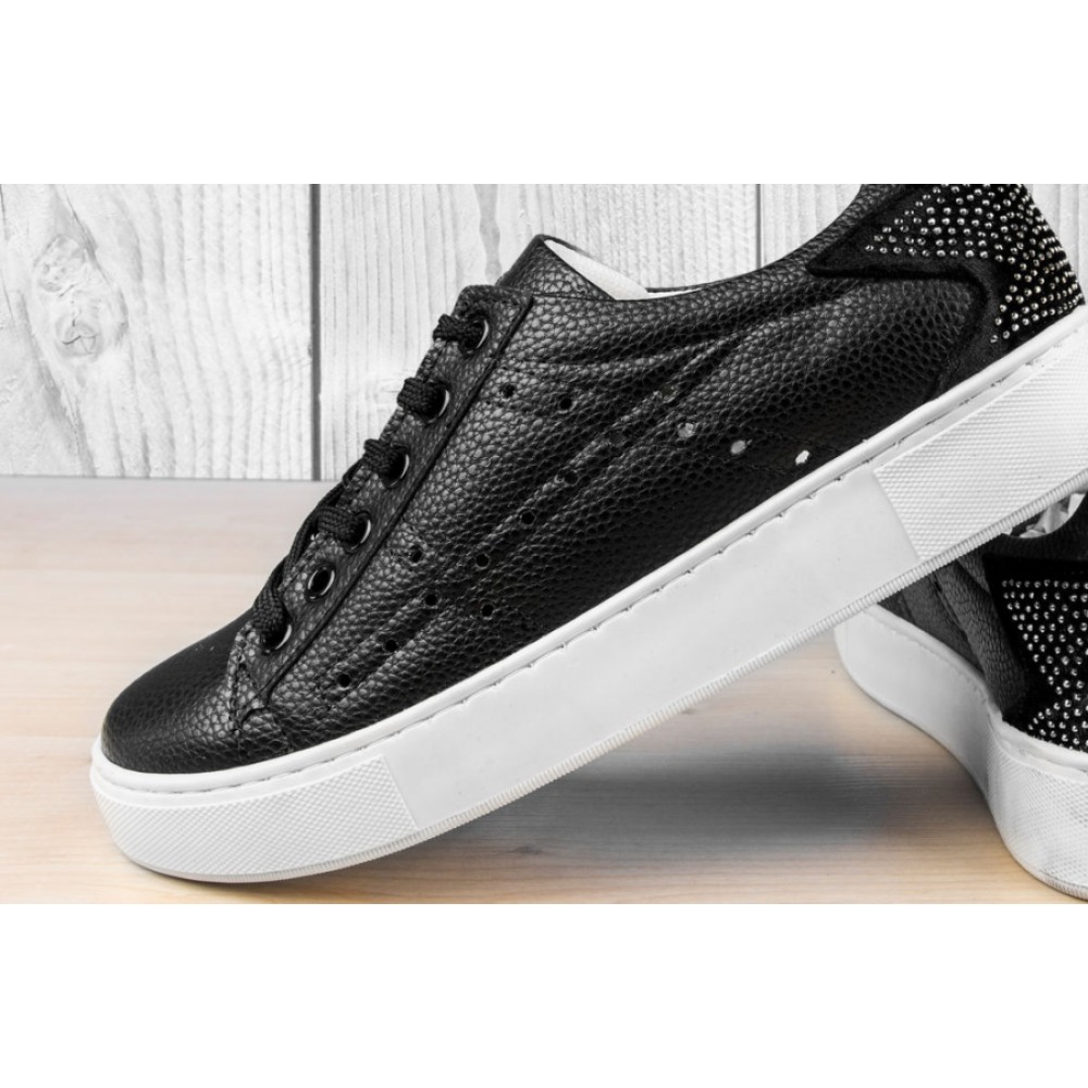 Pantofi sport dama Cler Auriu, Negru