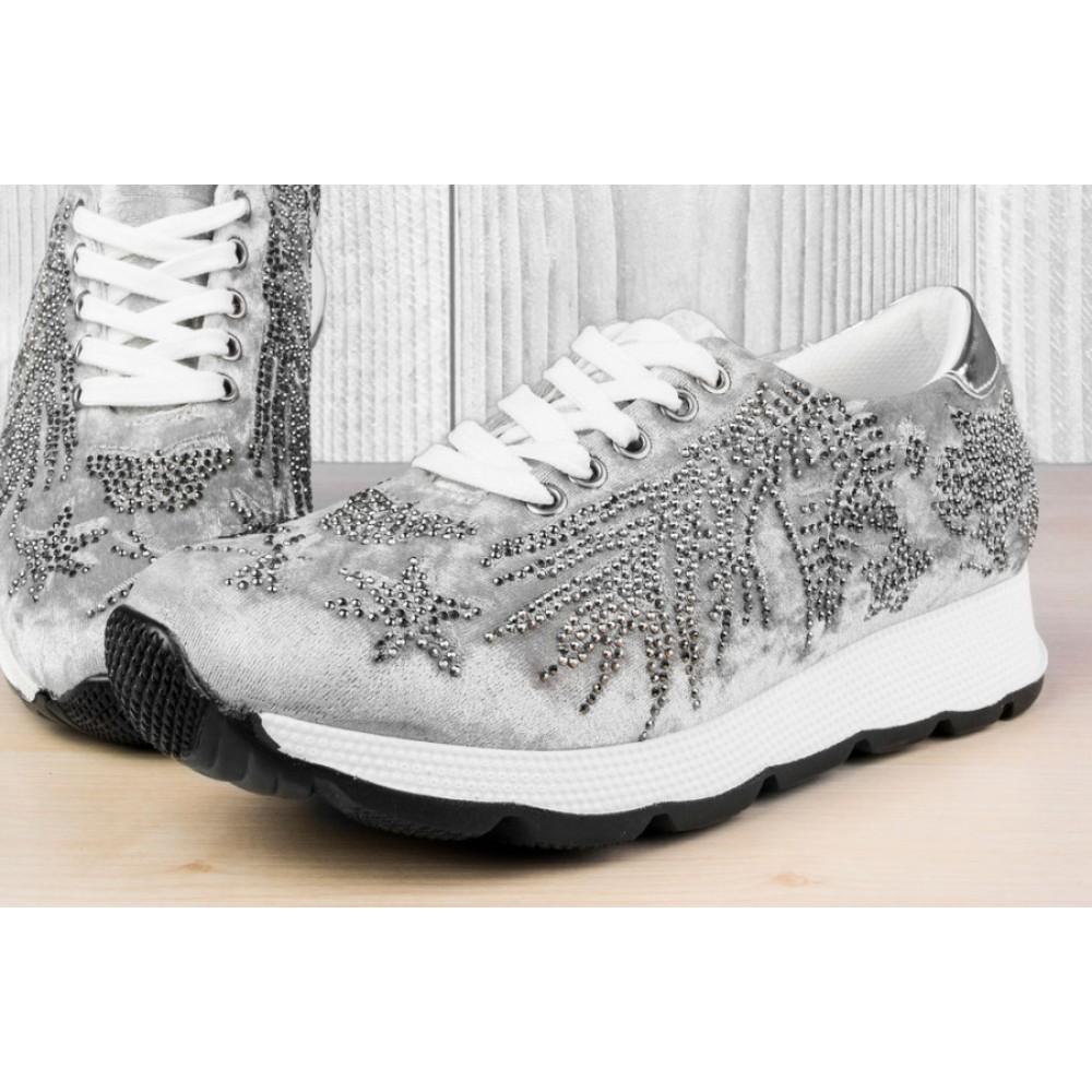 Pantofi de damă Grey Plush