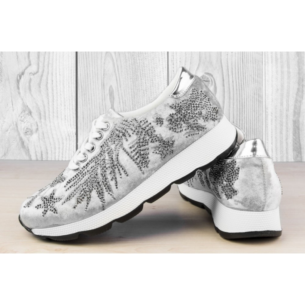 Pantofi de damă Grey Plush