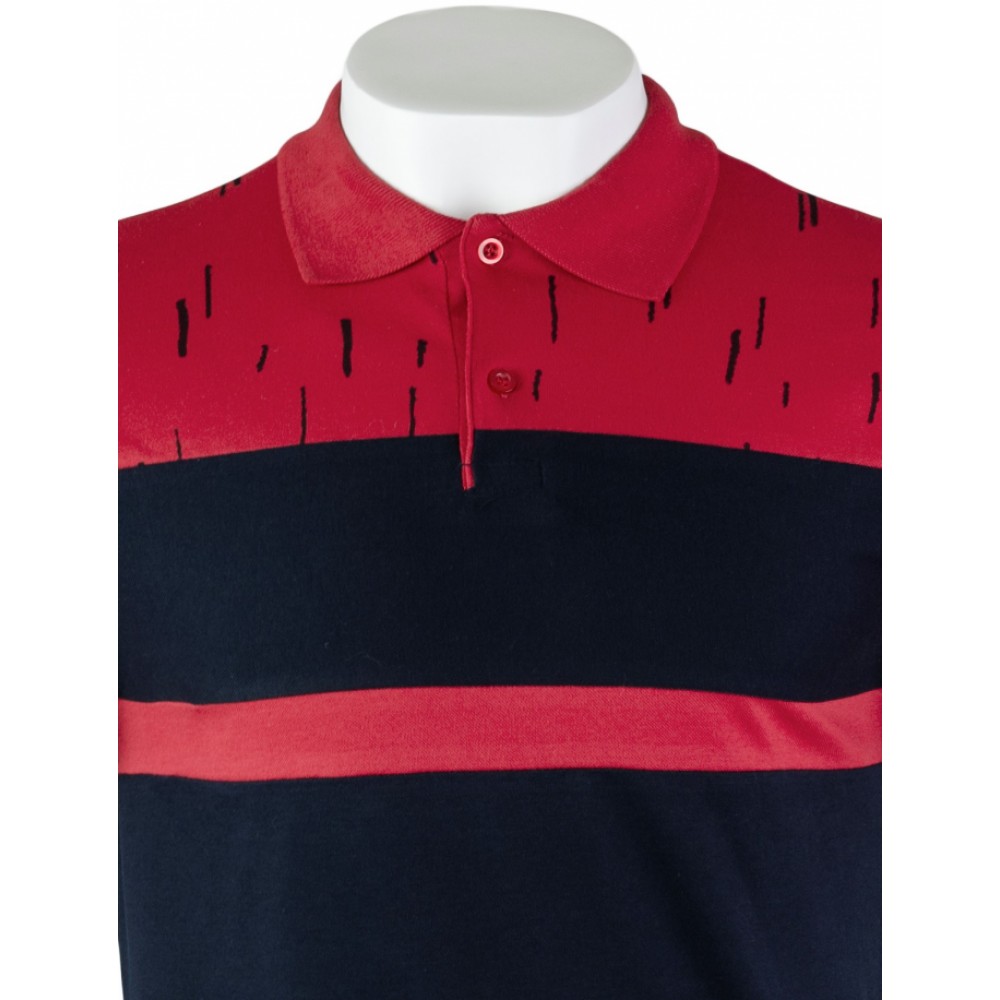 Tricou polo pique cu guler pentru bărbați Slimfit 1274_3