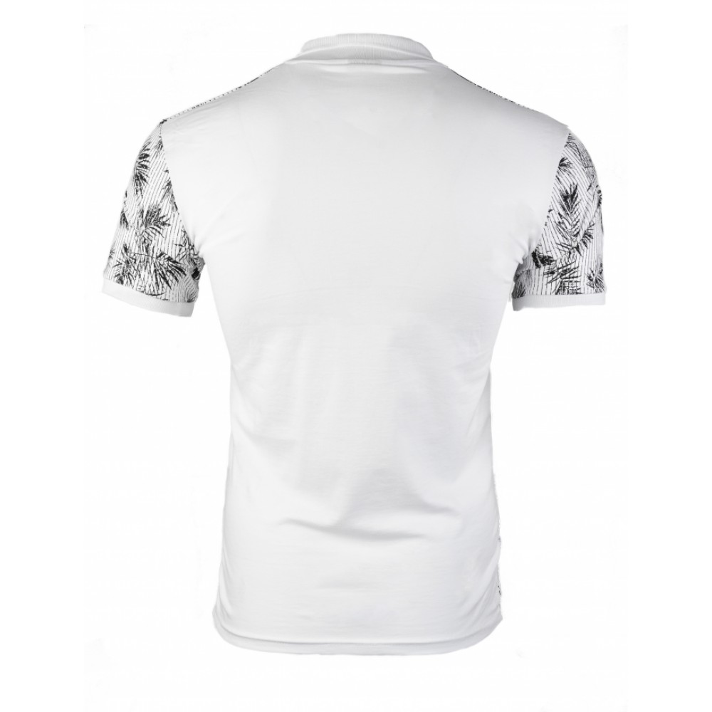 Tricou polo pique cu guler pentru bărbați Slimfit 1278_2