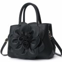Дамска чанта 3D Flowers Black
