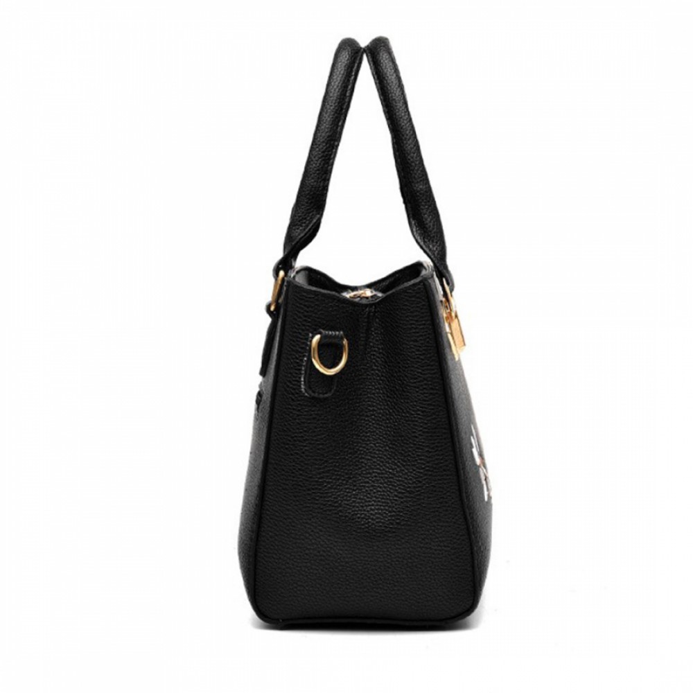 Geanta dama Flowers Black