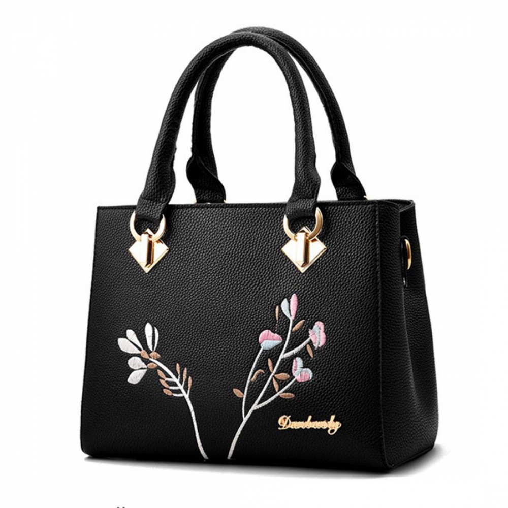 Geanta dama Flowers Black