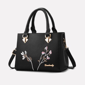 Geanta dama Flowers Black