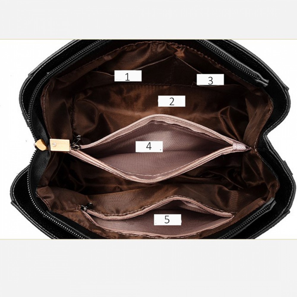Geanta dama Flowers Black