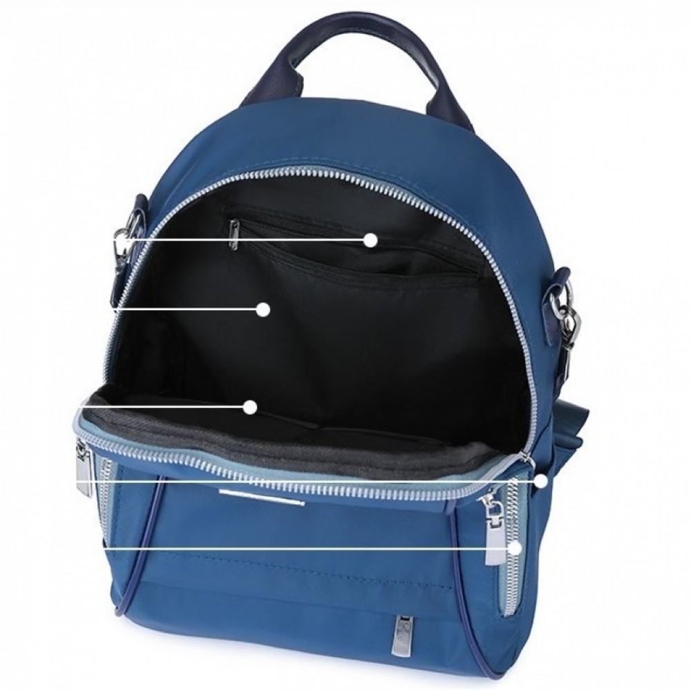 Rucsac de dama B780, 2 in 1, Negru