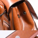 Rucsac dama, de tip geanta B819, Piele naturala, Мaro camel