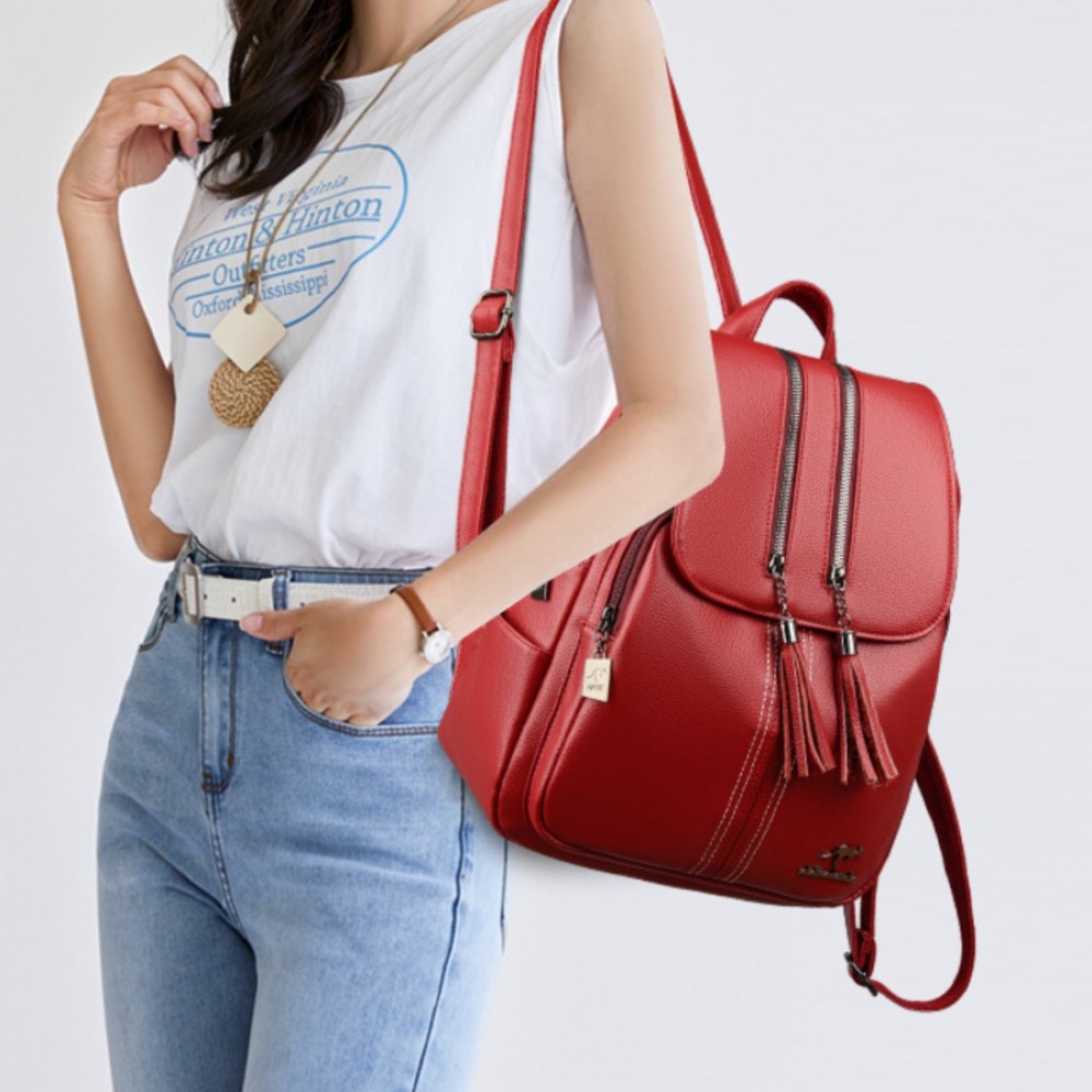 Rucsac dama B947, Rosu