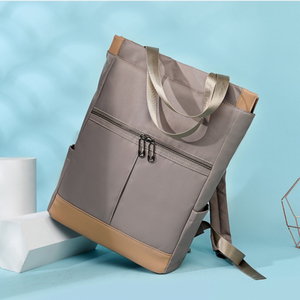 Rucsac dama, de tip geanta B957, Bej