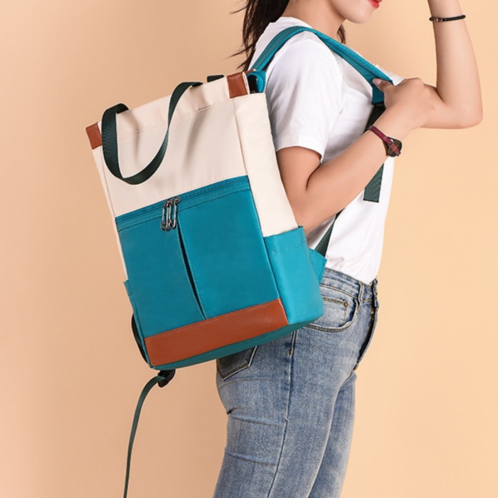 Rucsac dama, de tip geanta B957, Bej