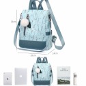 Rucsac dama, de tip geanta B970, Mov
