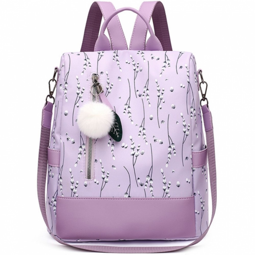 Rucsac dama, de tip geanta B970, Mov