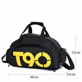 Унисекс спортен сак-раница T60 Black&Yellow