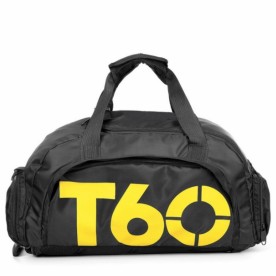 Унисекс спортен сак-раница T60 Black&Yellow