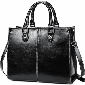 Дамска чанта Естествена кожа Black 1001