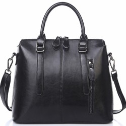 Дамска чанта Естествена кожа Black 1002 b1002_1