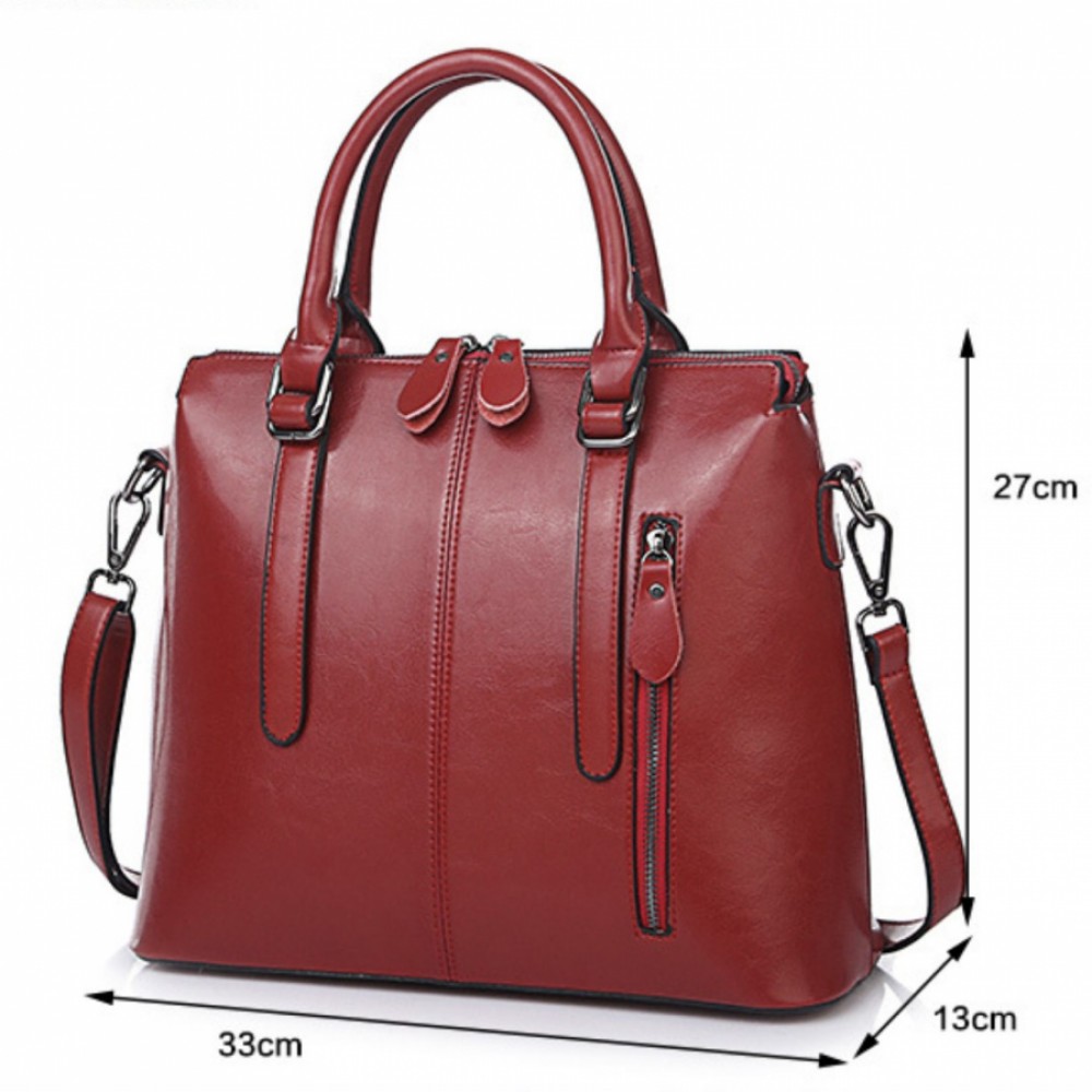 Дамска чанта Естествена кожа Brown 1002