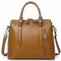 Дамска чанта Естествена кожа Brown 1002