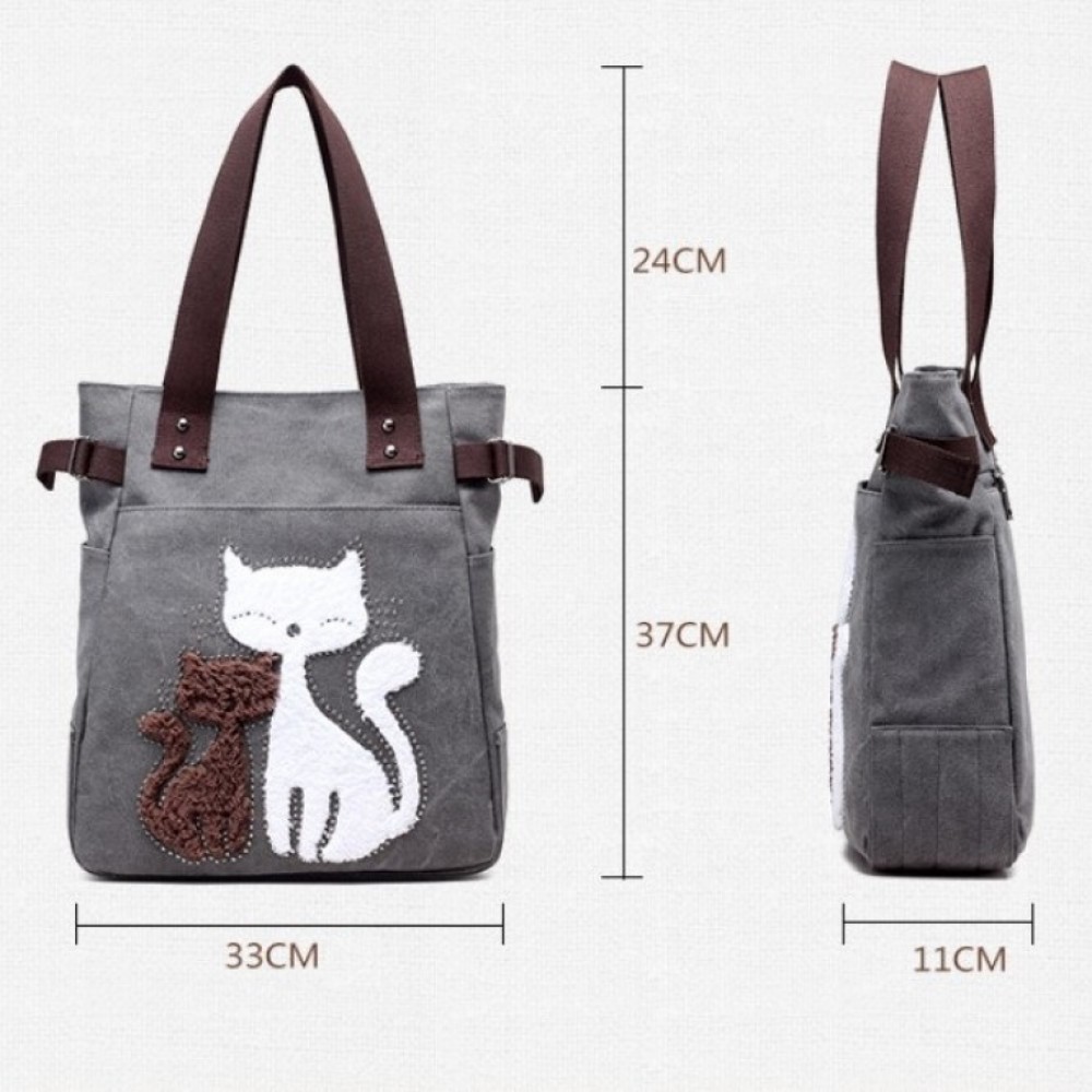 Ежедневна дамска чанта Cat Black