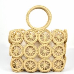 Плетена чанта Lemons Beige b1041_15