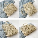 Плетена чанта Lemons Beige