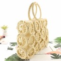 Плетена чанта Lemons Beige