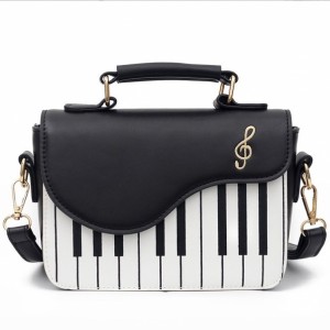 Малка дамска чанта Piano Black