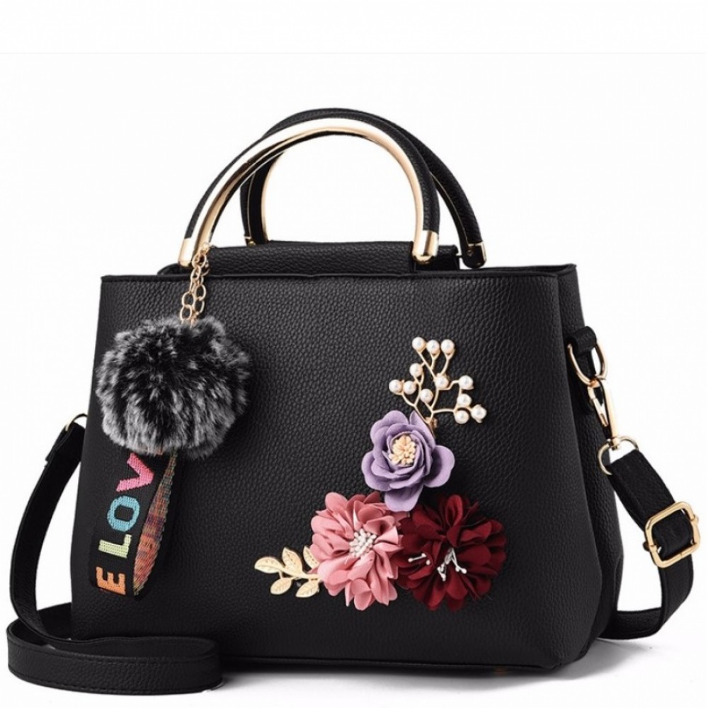 Малка дамска чанта Crop Black