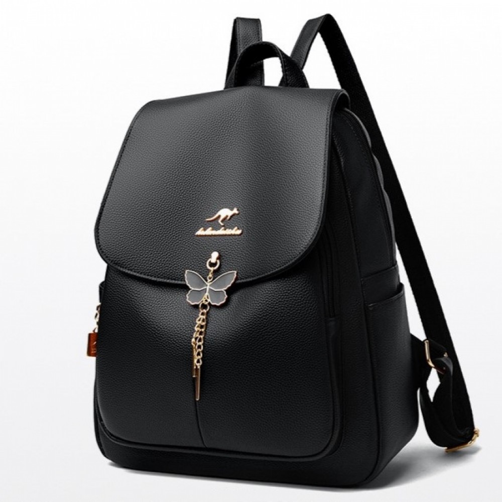 Rucsac dama Butterfly, Negru